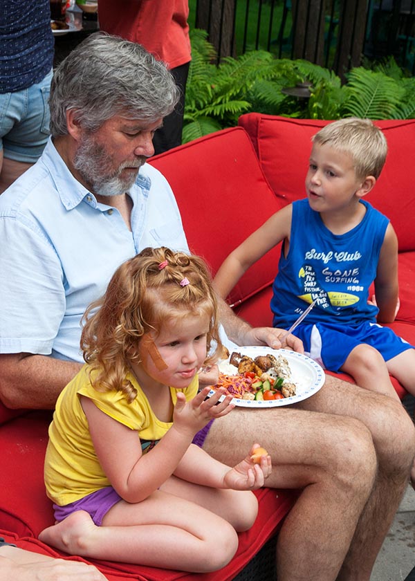 Dinner with Grandpa