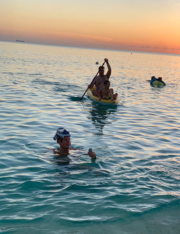Playing in the Ocean