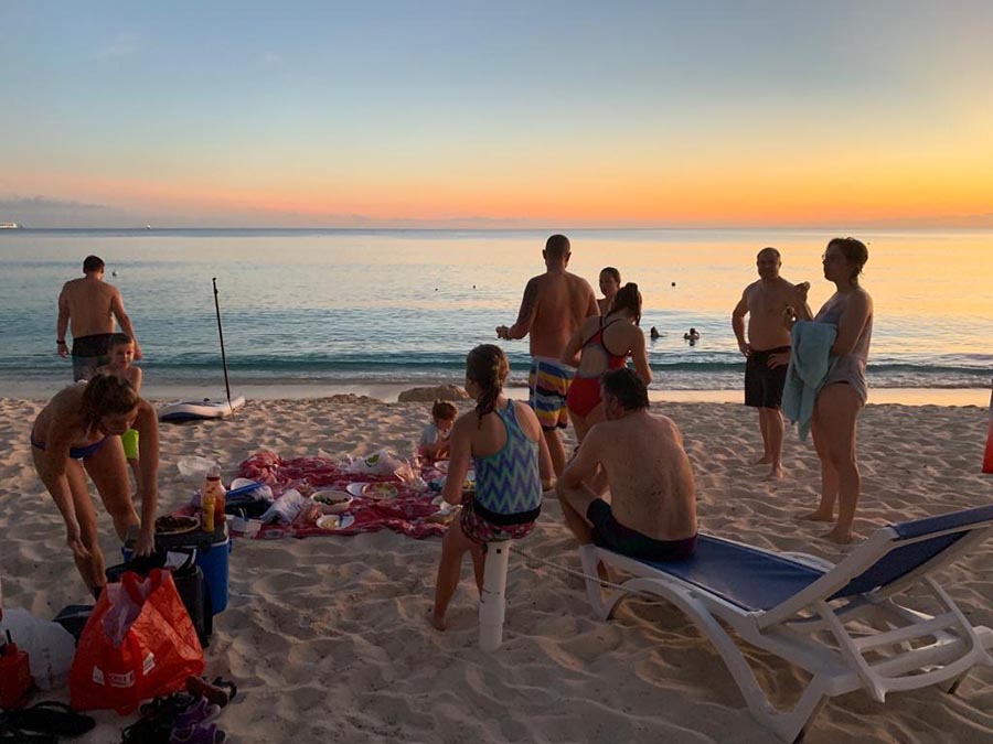 Barbecue on the Beach
