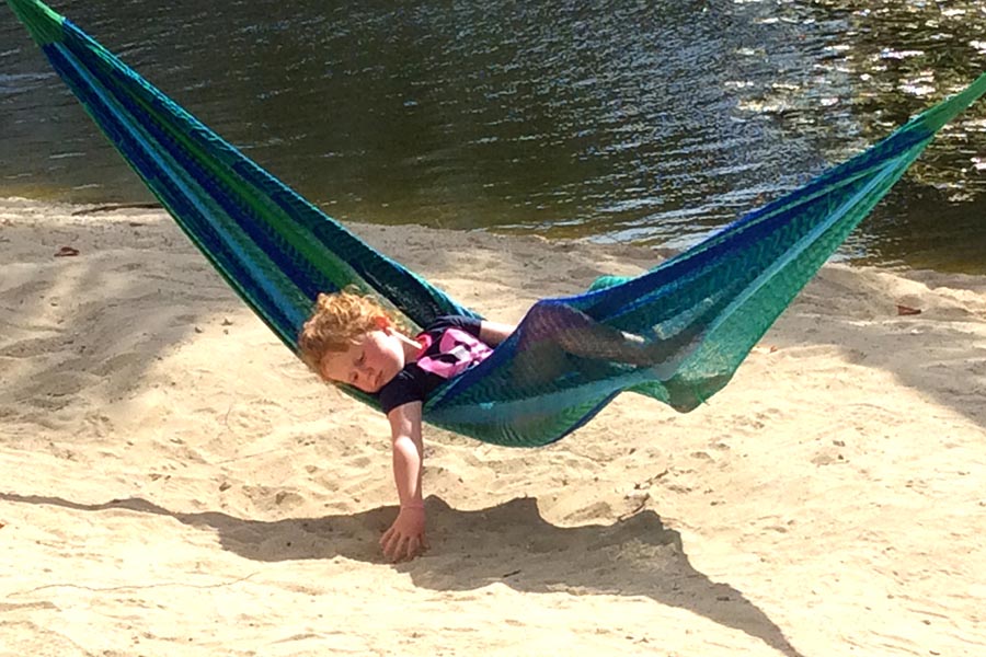 Emily in a Hammock