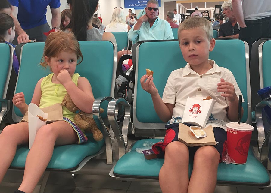 Lunch in the Airport