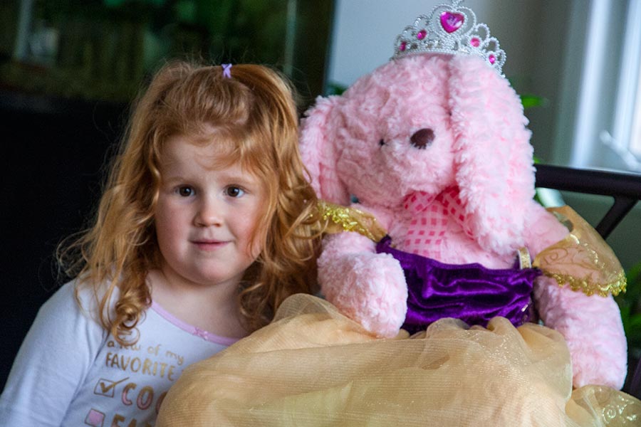 Emily and her Big Pink Bunny