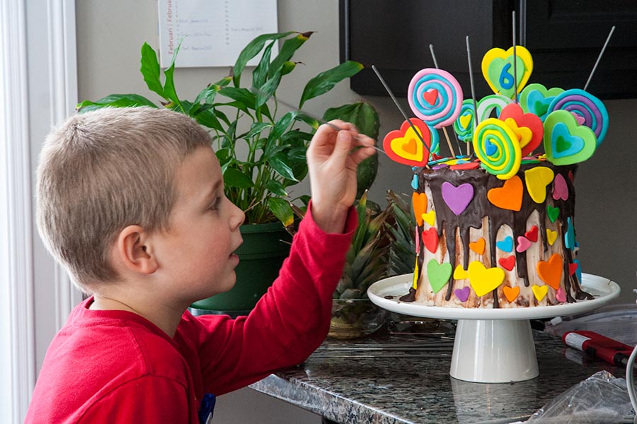 Putting in the Sparklers