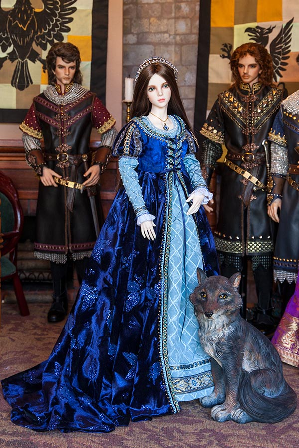 Yvette in Blue