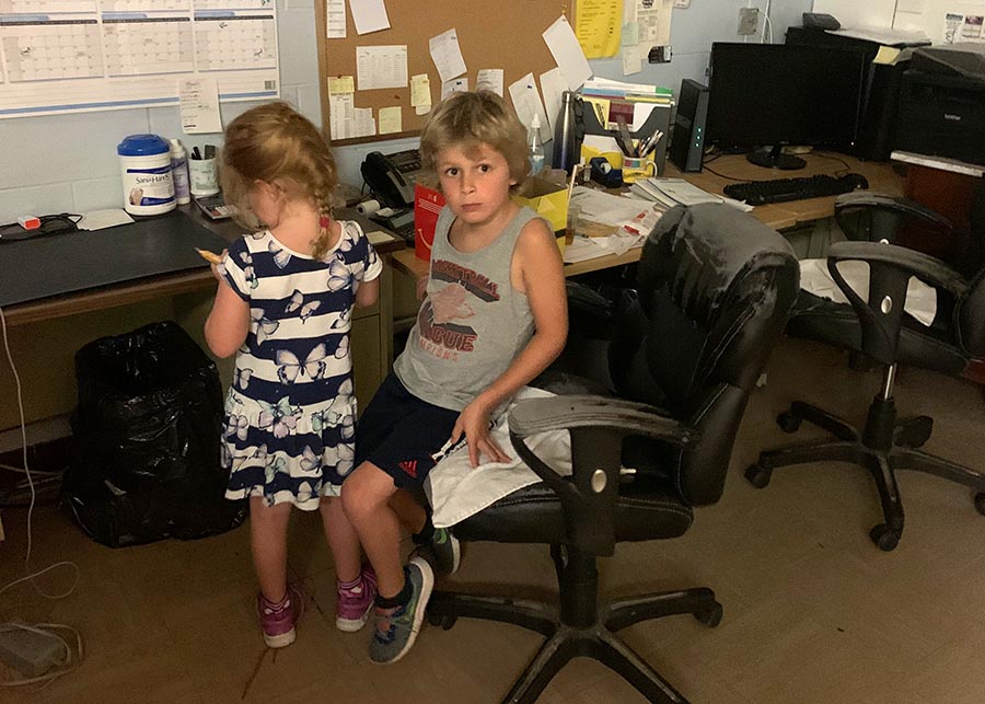 At the Office
