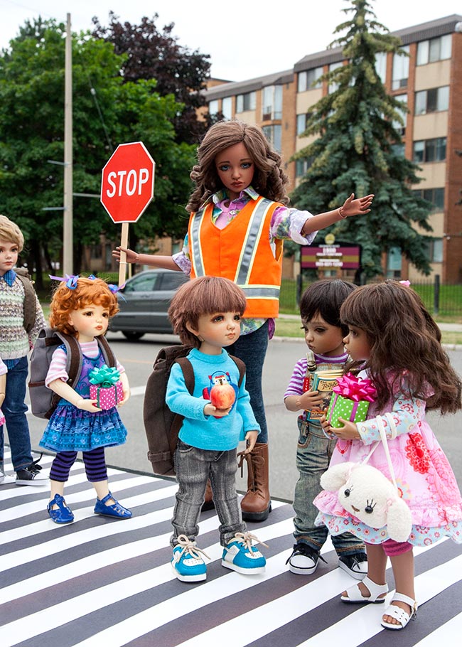 Crossing the Street on the Last Day of School