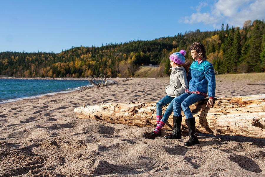On the Beach at Old Woman Bay