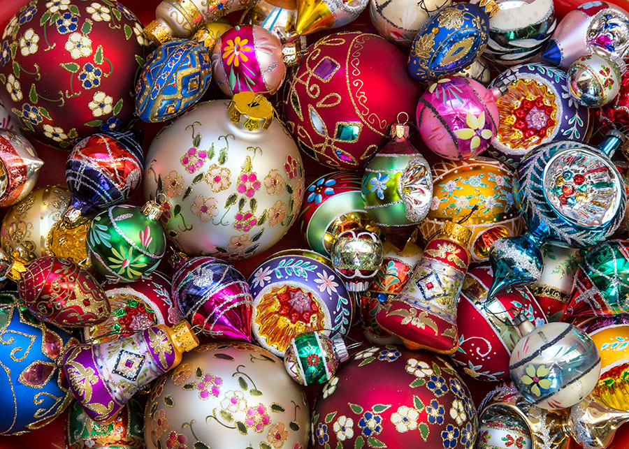 Fancy Glass Ornaments