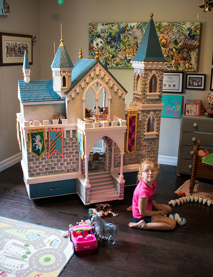 the Barbie Castle