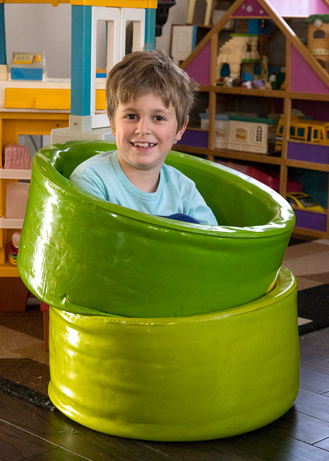 Boy in a Barrel