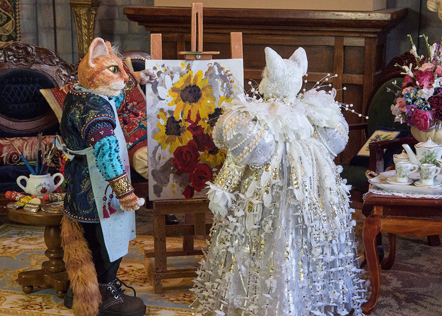 "What!?! You only painted my flowers!?!"