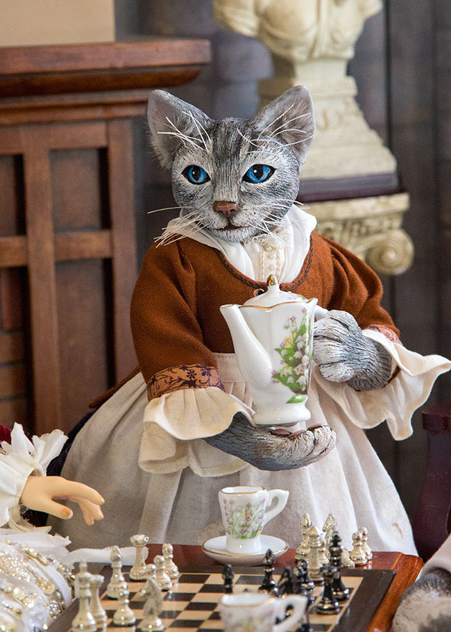 "More tea, Ma'am?"