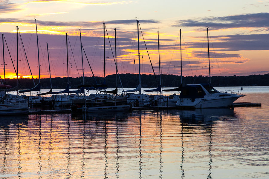 Boats after Sundown