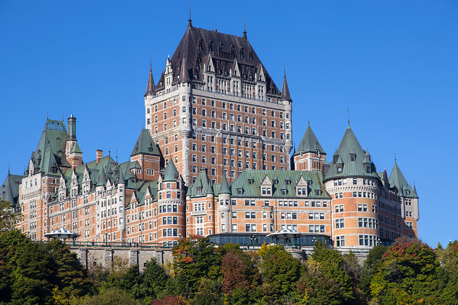 the Chateau Frontenac