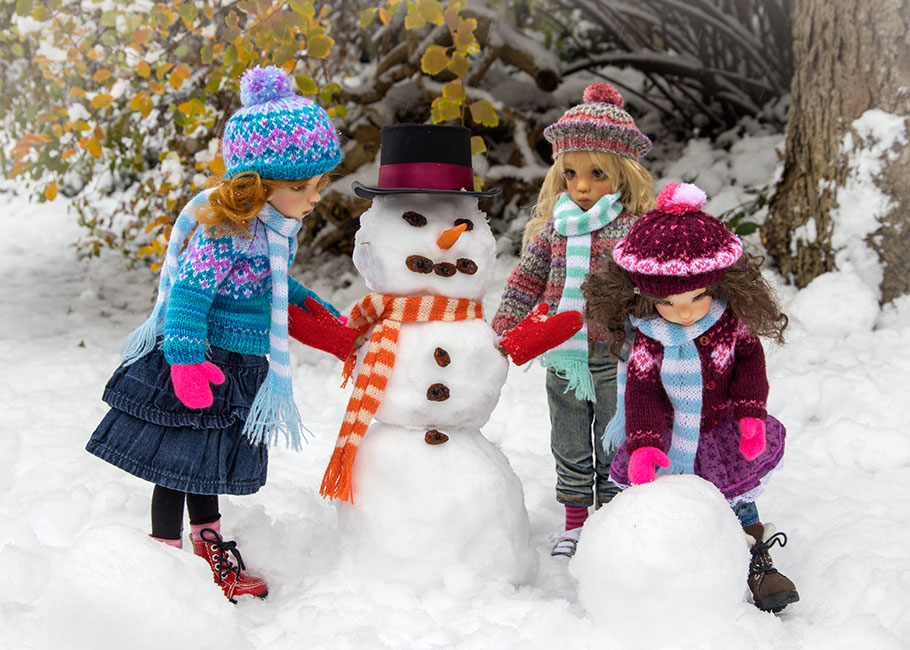 the First Snowman of the Season