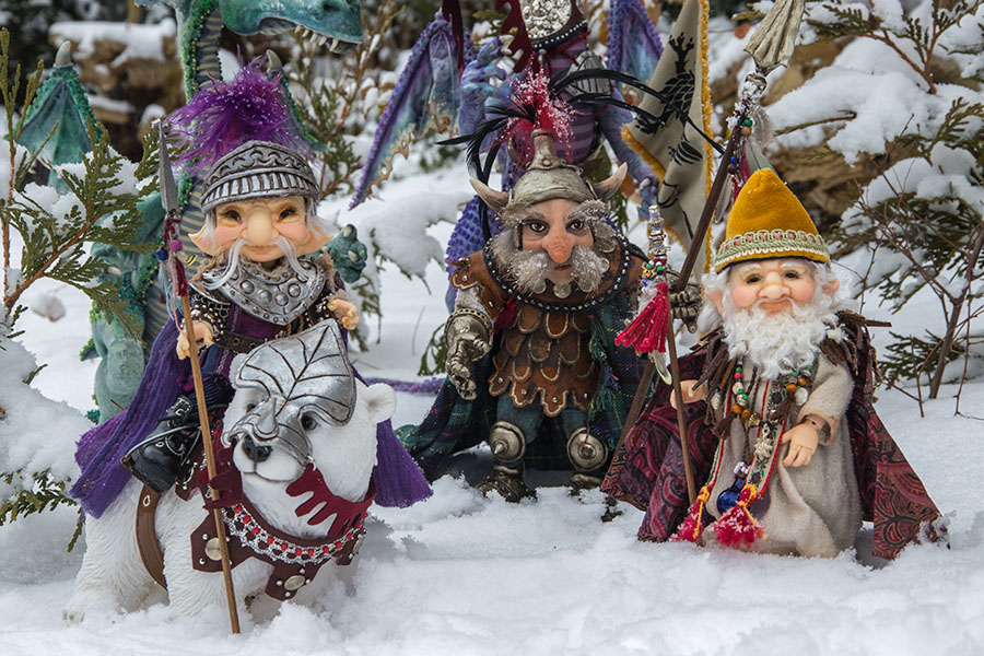Elves in the Snow