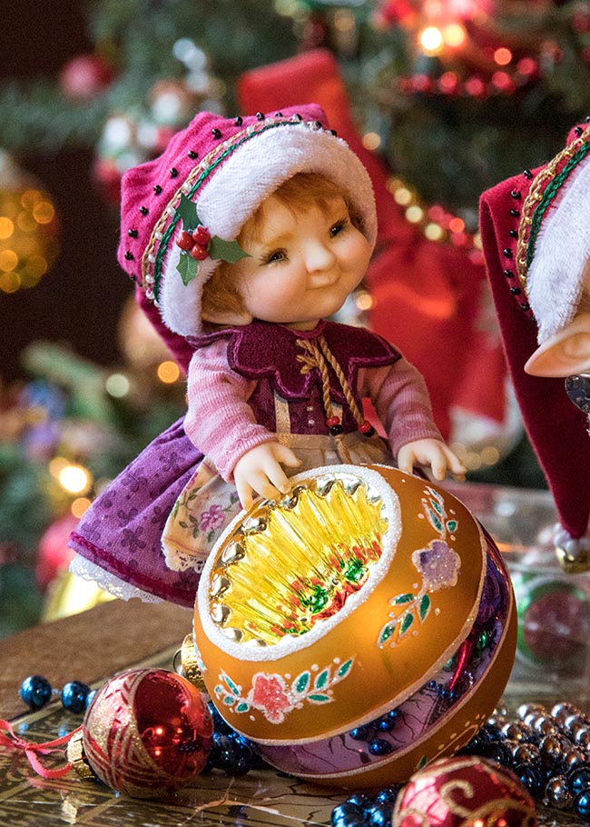 Helping to Decorate the Tree