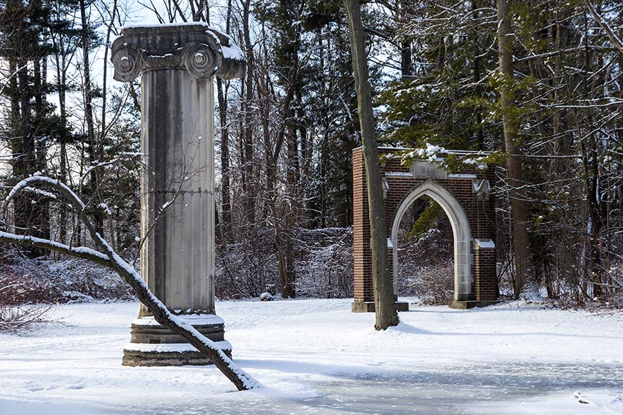Ruins in Winter