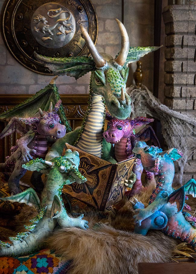 Showing the Kids his Photo Album