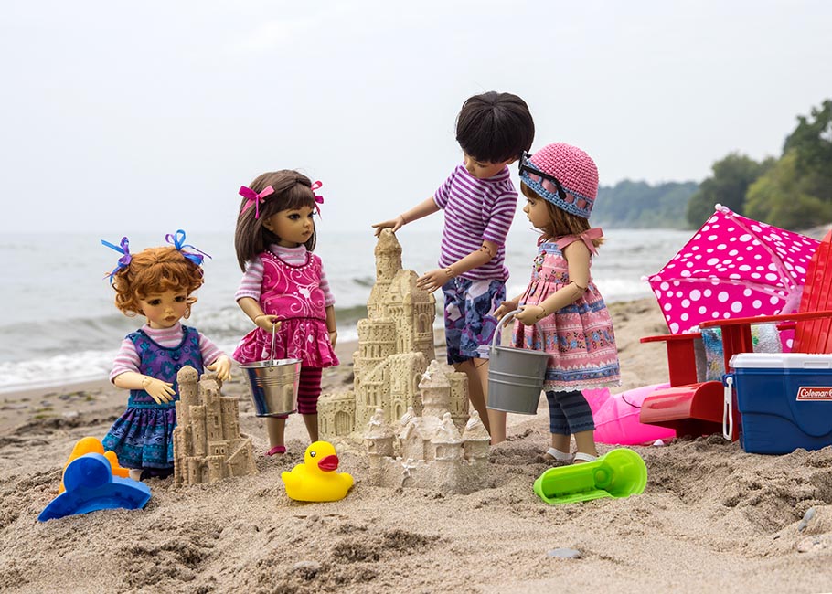 Sandcastles at the Beach