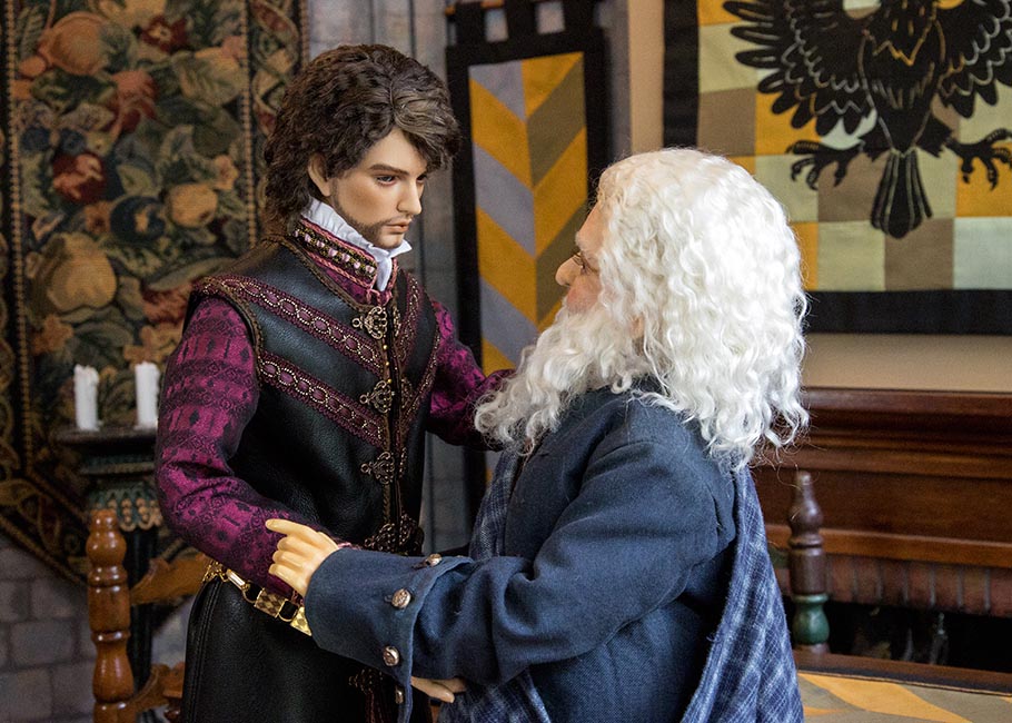 :"You're looking great, son."