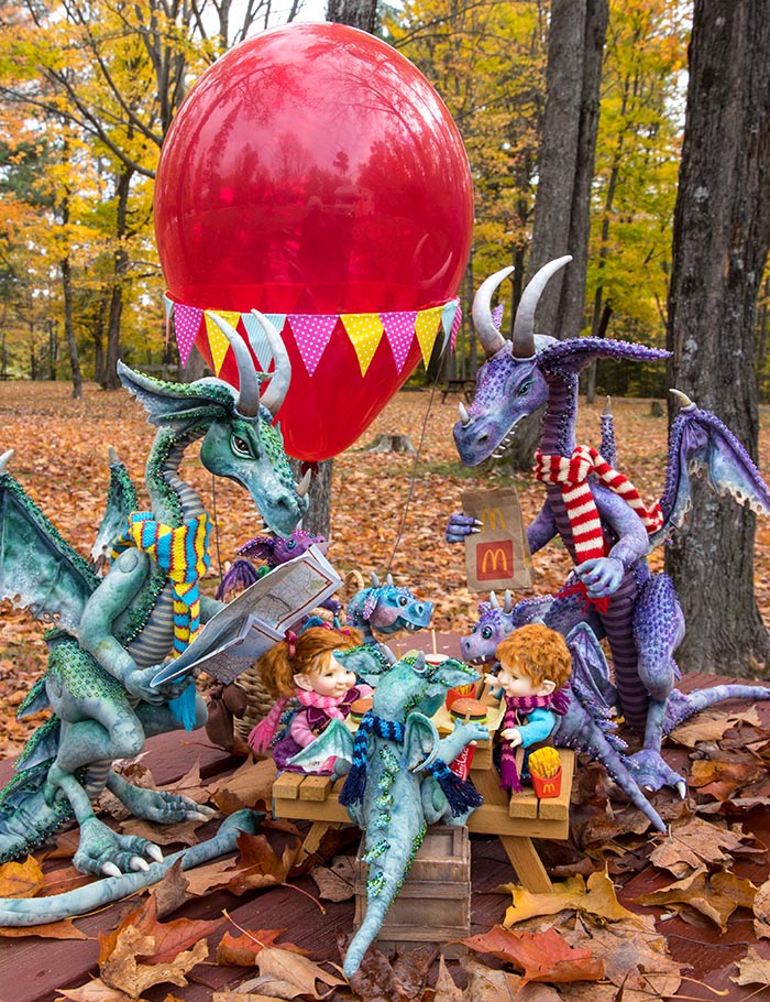 Stopping for a Fast Food Lunch