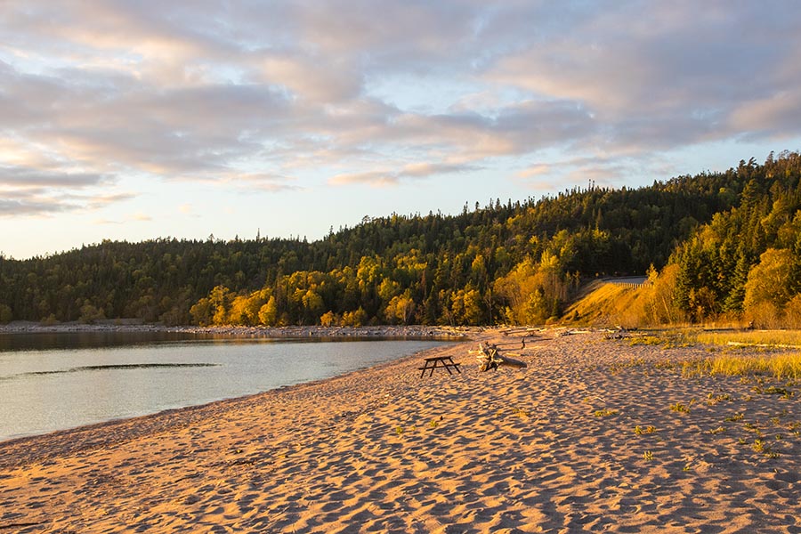 Sunset at Old Woman Bay