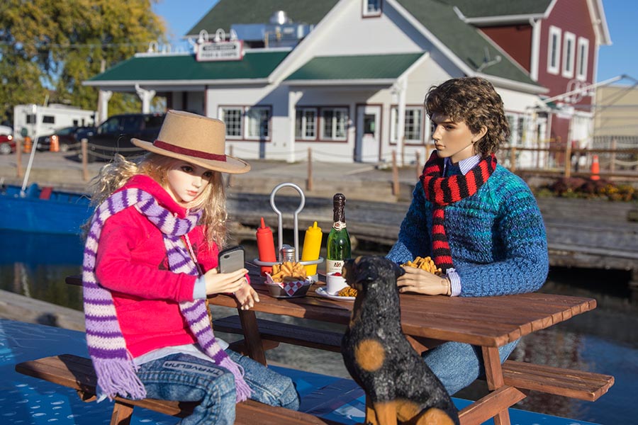 Enjoying Some Fish & Chips