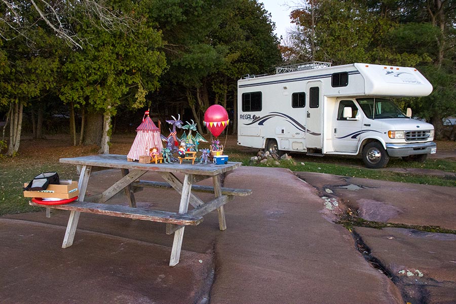 Our Favourite Campsite at Roche Rouge