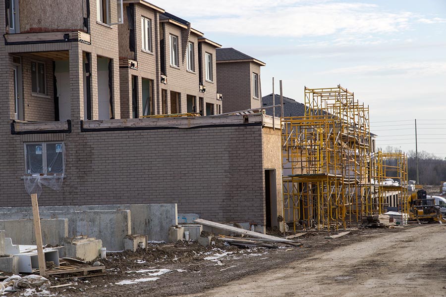 Rows of Townhouses