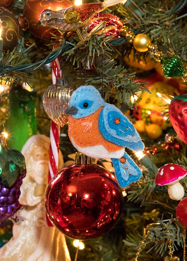 Marianne's Felt Bluebird