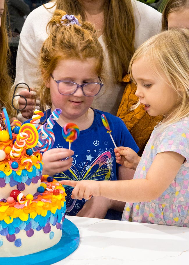 Discussing the Cake