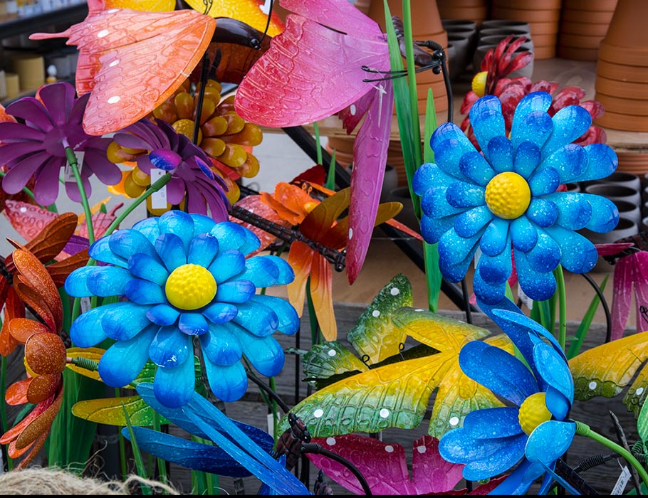 Colourful Garden Ornaments