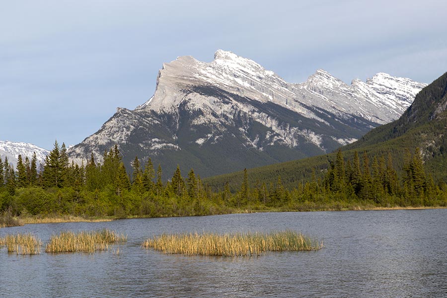 Mount Rundle at the Vermillion Lakes