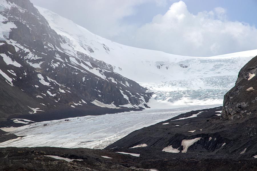 the Athabasca Glacier