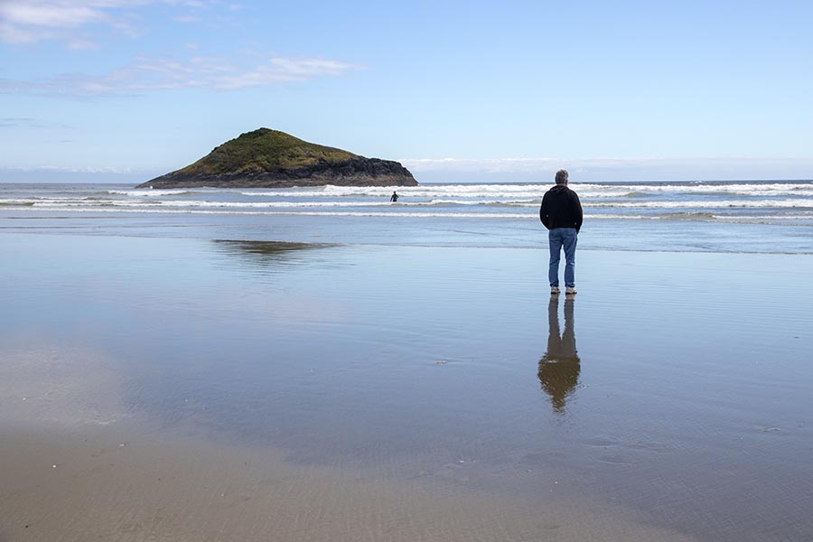 Watching the Waves Roll In