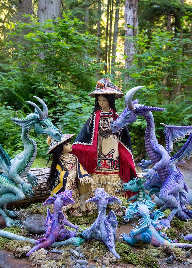 Dragons with Native Girls