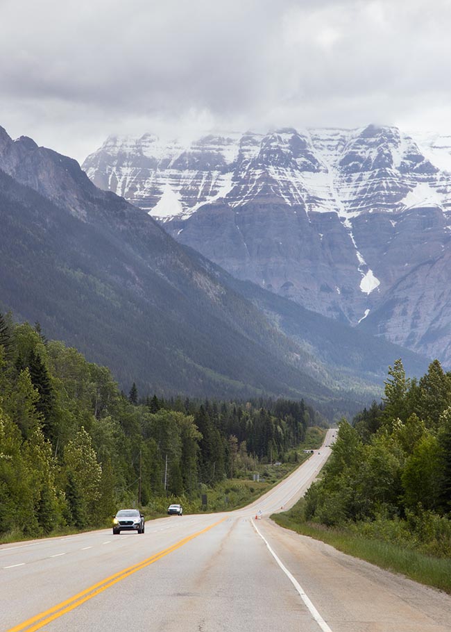 The Yellowhead Highway to Mount Robson