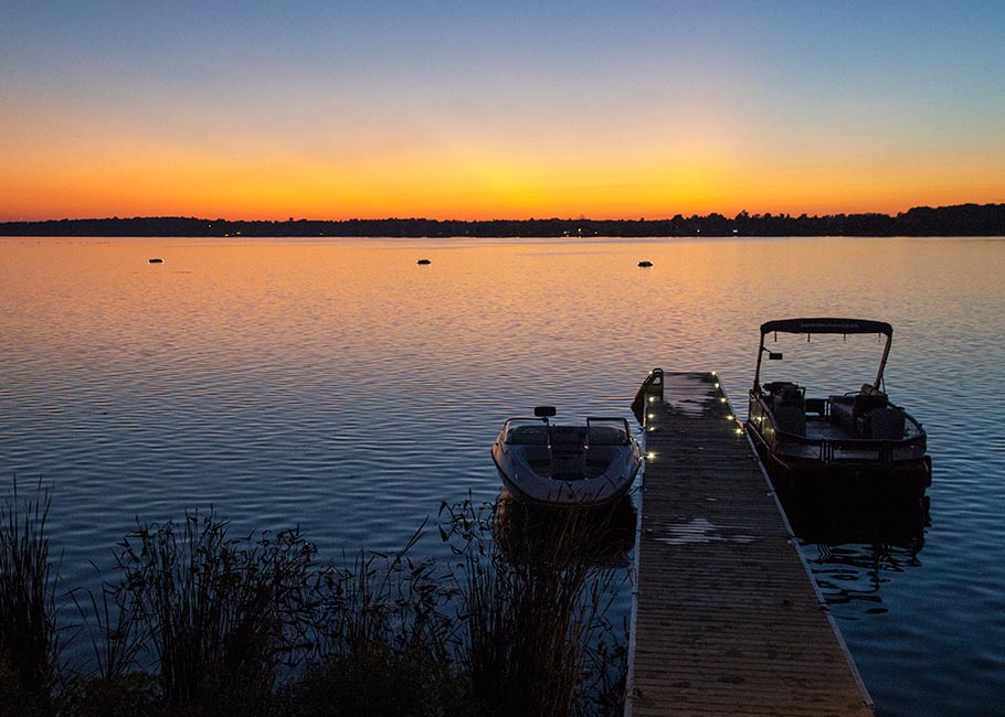 Sundown at Chris' Cottage