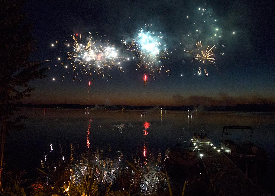 Fireworks Marking the End of Summer