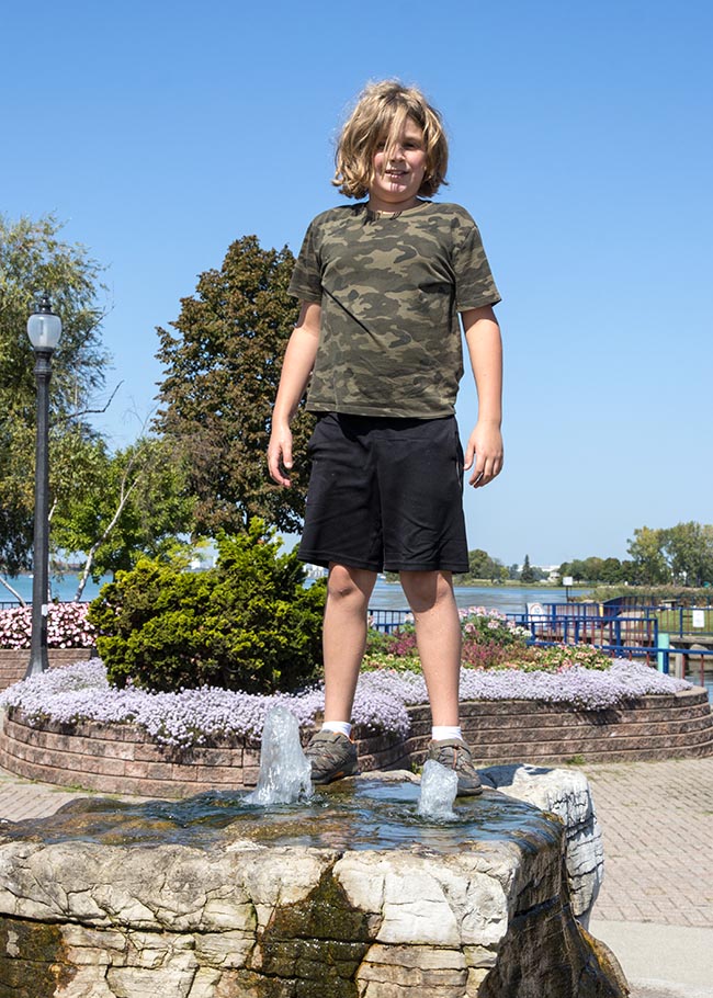 On Top of the Fountain