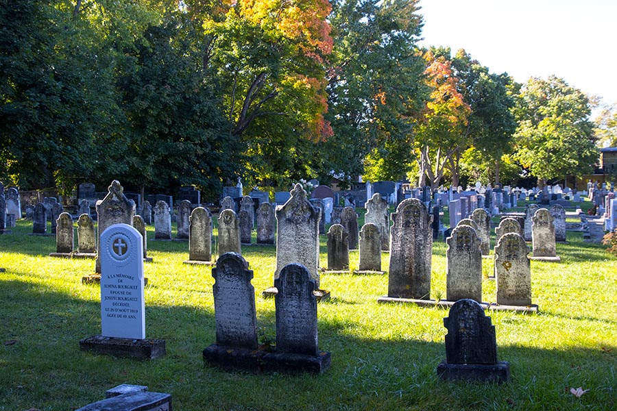 Rows of Old Gravestones, St. Jean Port Joli