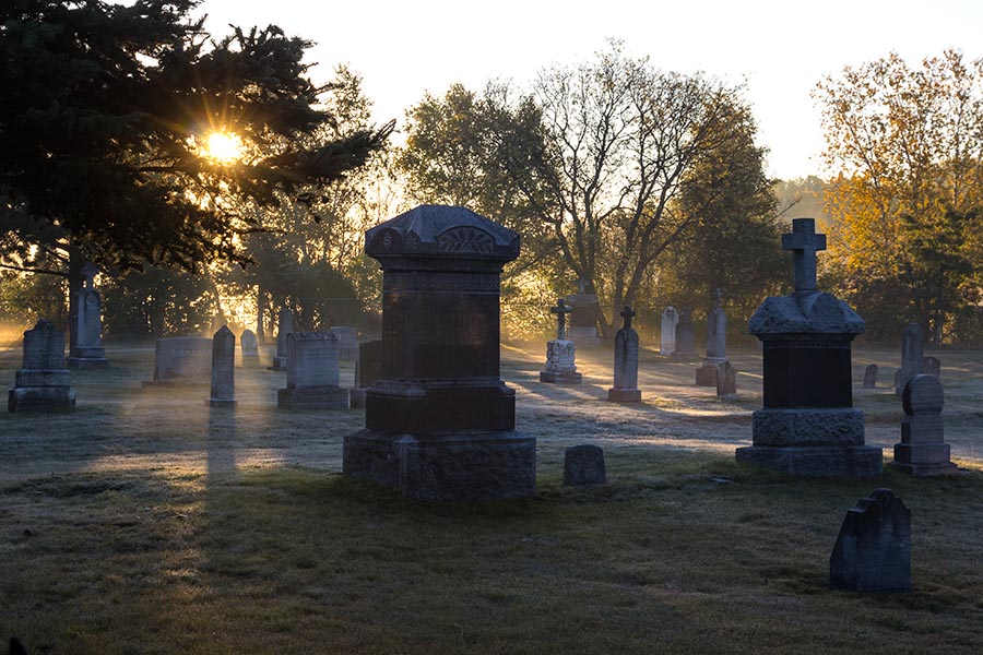 Graveyard at Dawn