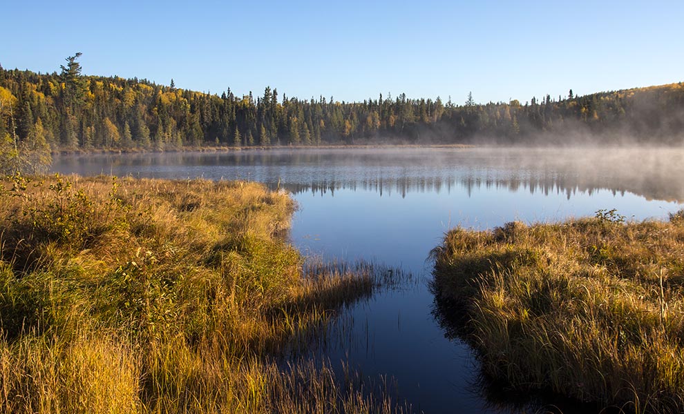 Misty Lake along Hwy 101