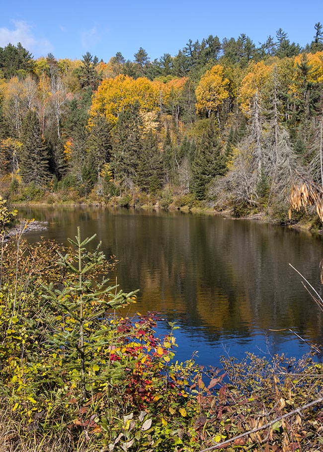 Following the  Little White River