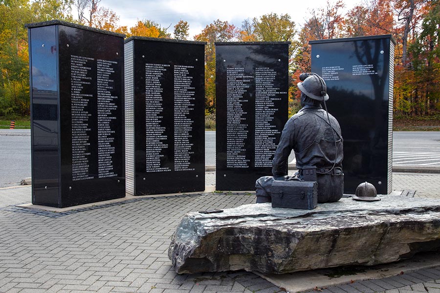 the Miner Memorial, in Elliot Lake