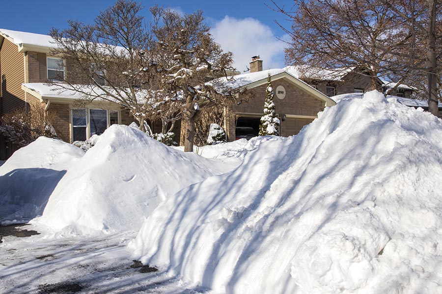 Piles of Snow