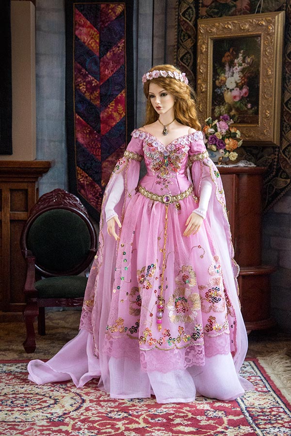 Pink Lace Elf Gown