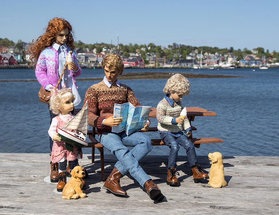 Relaxing Along the Waterfront