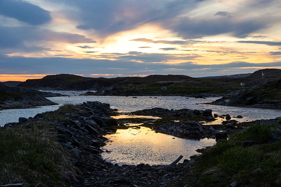 End of Another Day, at Goose Cove